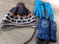 3teiliges Winter-Set: Mütze und 2 Paar Handschuhe (ca. 2-4 Jahre) Niedersachsen - Hinte Vorschau