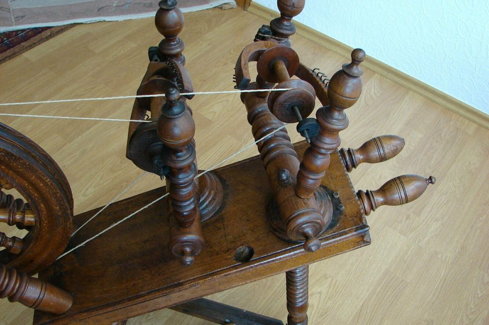 Spinnrad, Doppelspinnrad antik in Wittlich