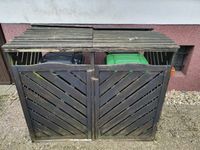 Mülltonnenbox - Beide Deckel sind REPARATURBEDÜRFTIG -an Bastler! Saarland - Saarwellingen Vorschau