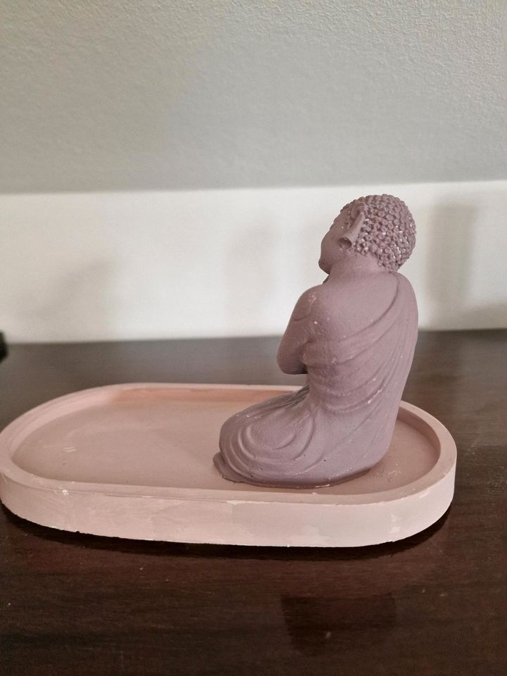 Buddah Deko Schale schmuckteller Yoga Geschenk rosa lila in Körle