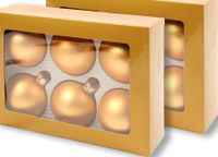 Weihnachtskugeln 24 St Kugeln (4x6 St.) Gold Glas NEU+OVP Essen - Bredeney Vorschau