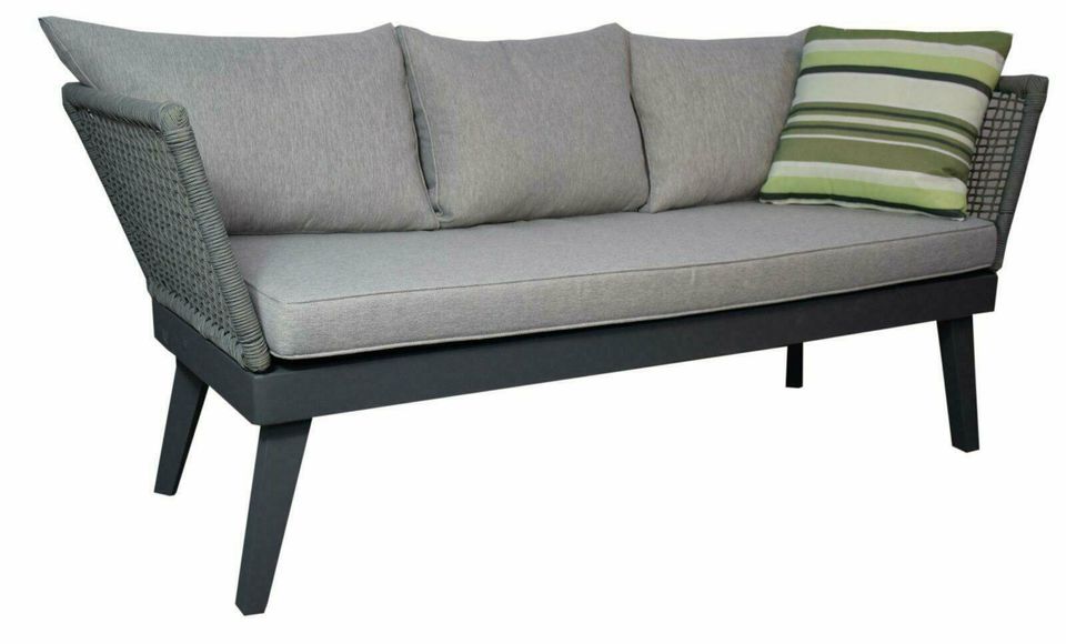 Sofa für Gartenset "Cuba" in grau Lounge Seilwicklung 799€* in Herbertingen