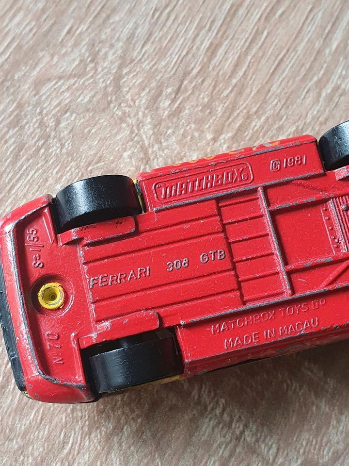 Matchbox 1981 Laserwheels Ferrari GTB 308 Macau in Vilshofen an der Donau