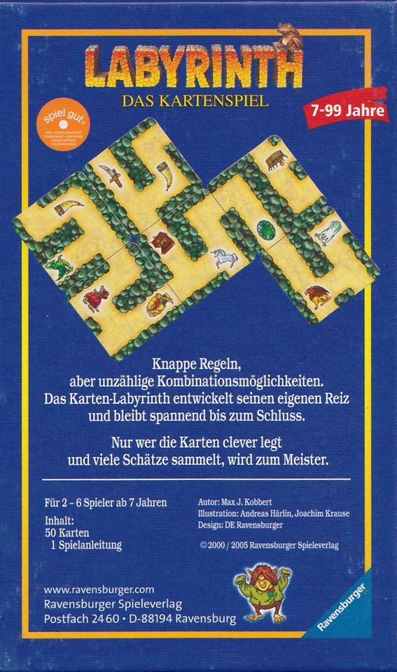 Labyrinth – Das Kartenspiel / Ravensburger in Kleinrinderfeld