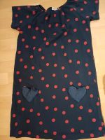 Kleid Herzen Größe 158, dunkelblau mit roten Punkte Bayern - Burgau Vorschau