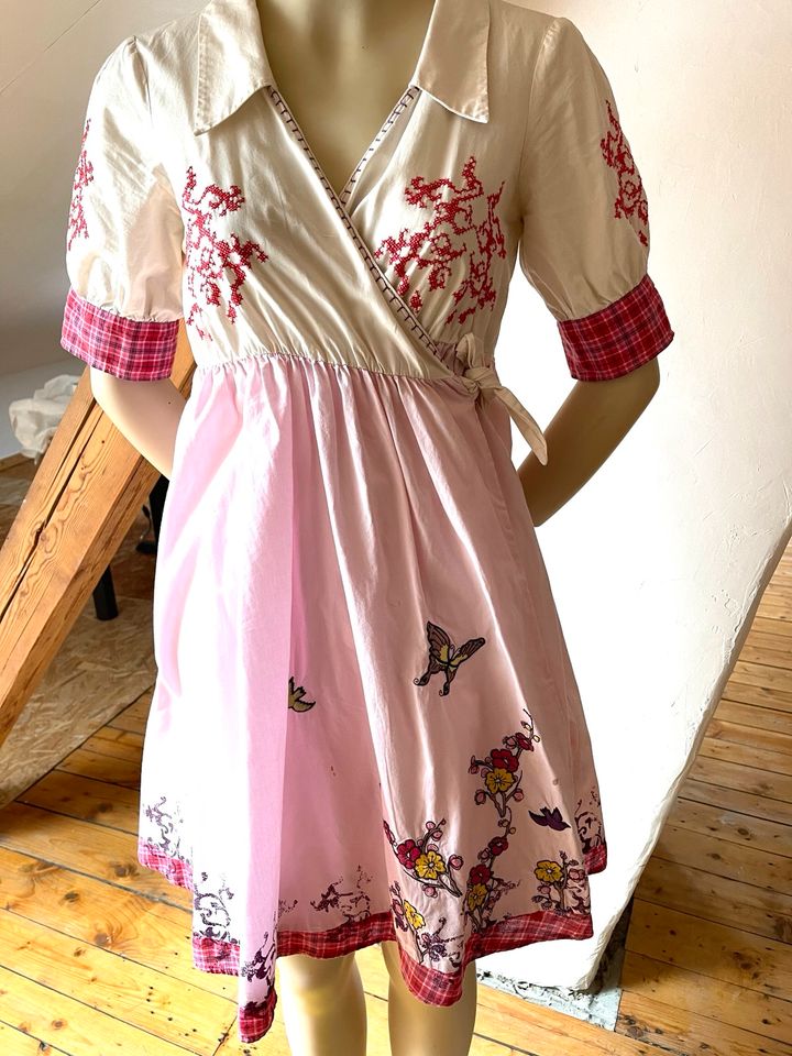 Odd Molly Wickelkleid Sommer Stickerei Gr 1 36 rosa in Sigmaringen