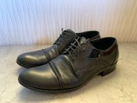 Schwarze klassische Herren Schnürer Leder-Schuhe Gr. 41 Feldmoching-Hasenbergl - Feldmoching Vorschau