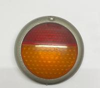 Runde DDR Rückleuchte / Blinker-Geteiltes Glas (Rot/Orange) Sachsen-Anhalt - Sandersdorf Vorschau