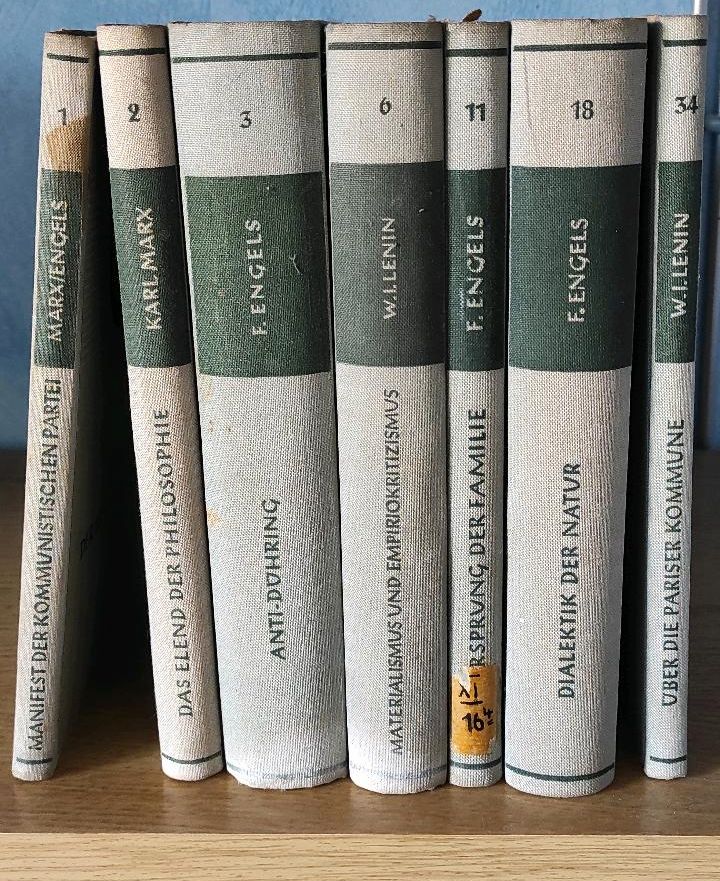 Bücherei des Marxismus Leninismus Band 1,2,3,6,11,18 und 34 in Freital