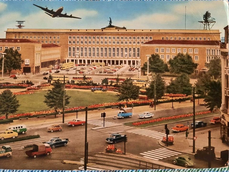 Postkarte Flughafen Tempelhof Berlin in Nörvenich