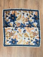 Tuch quadratisch Blumen ca. 54x54cm neu blau beige Gavroche Hamburg - Wandsbek Vorschau