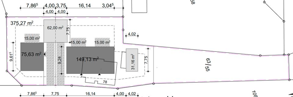 * Baugrundstück in toller Lage * 1523 m² *Planungen stehen bereits * 3 Wohnhäuser möglich * in Bunde