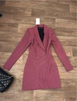 Zara BlazerKleid Kleid Hahnentritt Business Blazer Pink Blogger Nordrhein-Westfalen - Schwelm Vorschau