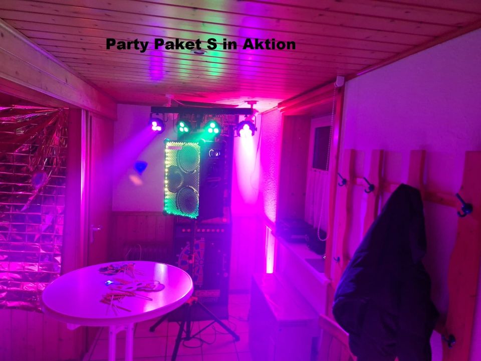 Party Pakete - Lautsprecher Licht Mieten Musikanlage Partypaket in Schauren