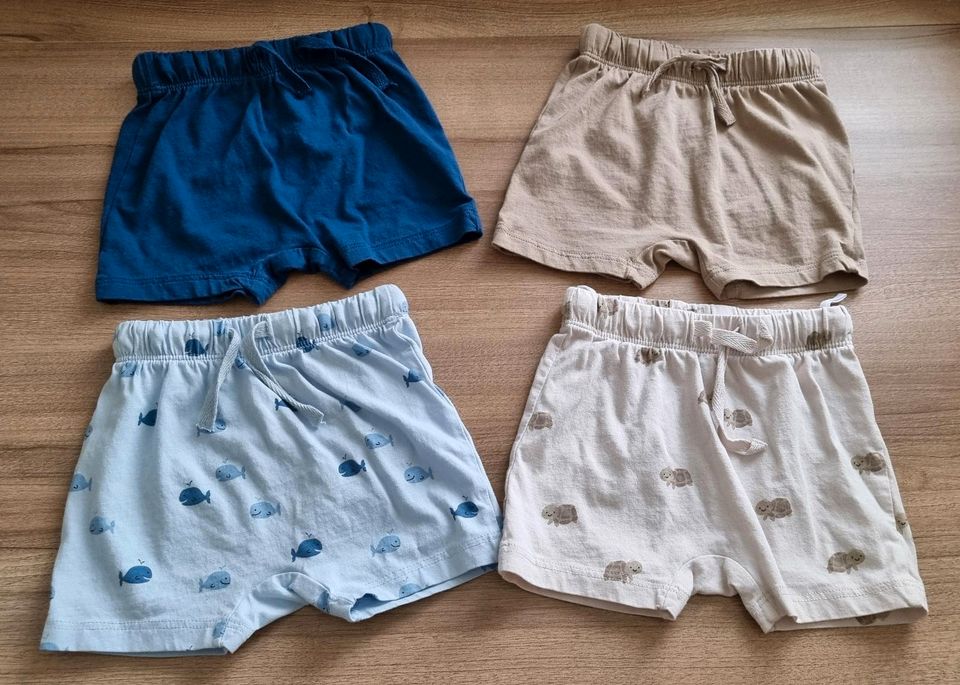 Kurze Hosen 4er Set von H&M Gr. 62 in Bad Rappenau