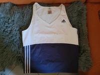 adidas Fitness-Top, weiß-lila, Gr. 44, kaum getragen Hessen - Egelsbach Vorschau