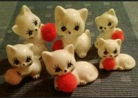 Katzen-Keramikfiguren ab 1€ Niedersachsen - Blender Vorschau