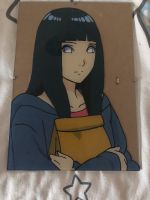 Hinata Hyuga Glasspainting Naruto Anime Art Baden-Württemberg - Kuppenheim Vorschau