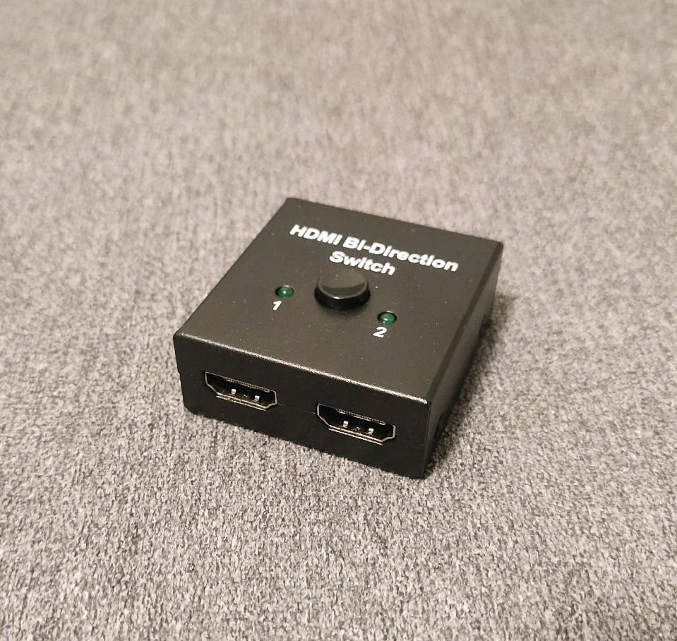 2x1 Bi-direktionaler HDMI-Switch aus Metall (neuwertig) in Cottbus