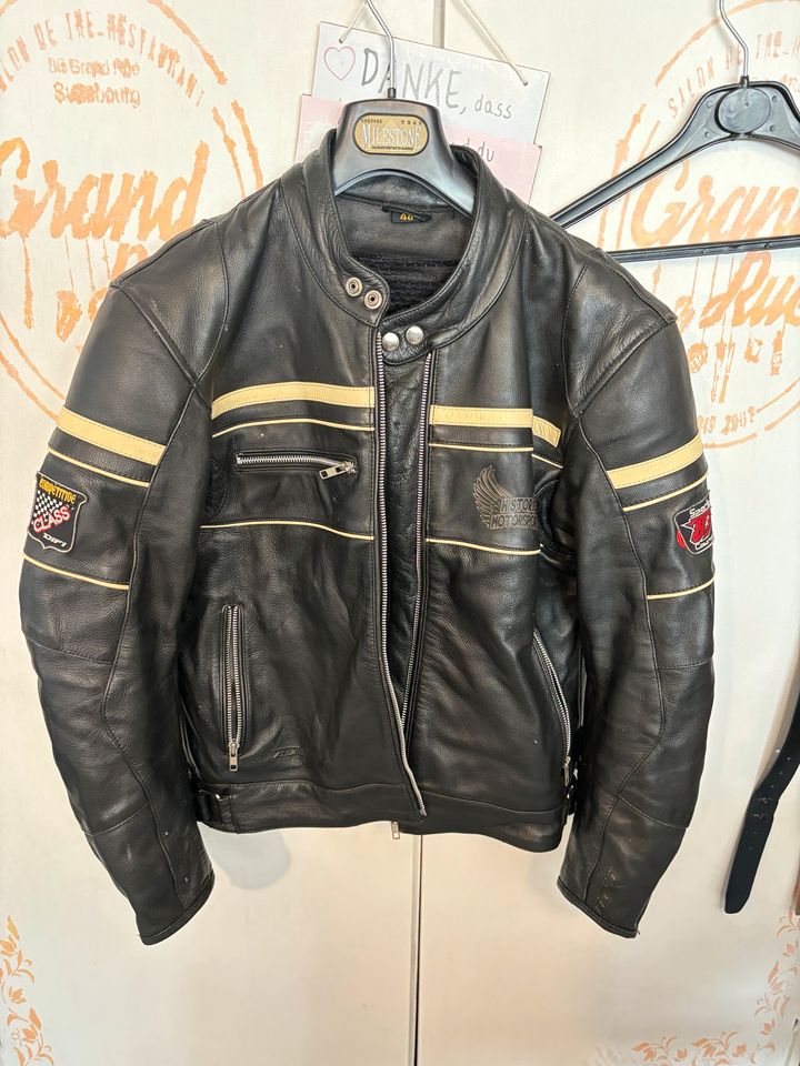 DIFI Leder Motorradjacke GR. 48 in Kirchardt