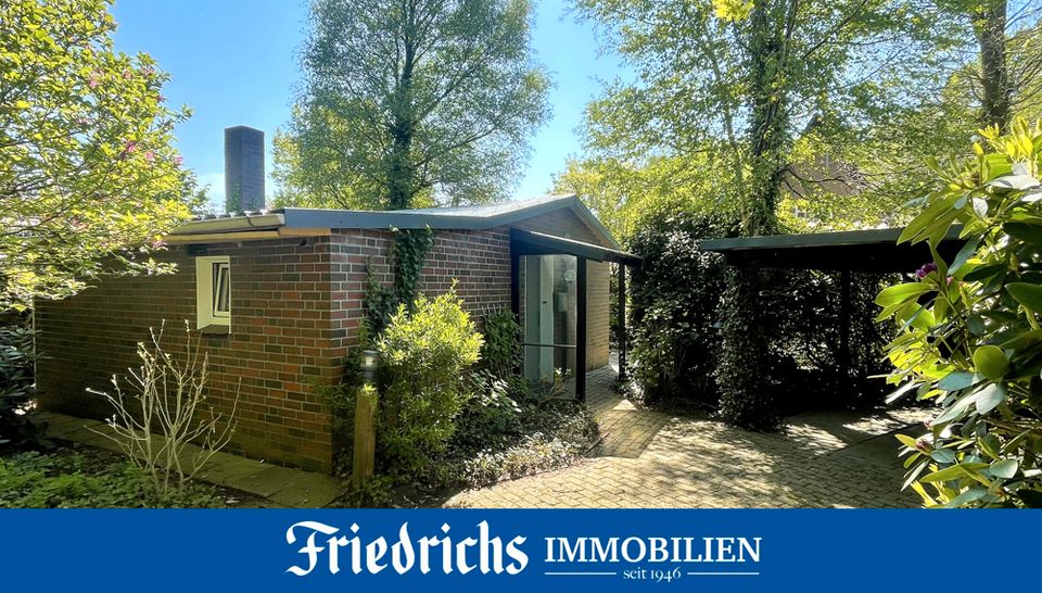 Charmantes Wochenendhaus mit Wintergarten und Carport in idyllischer Lage in Westerstede-Karlshof in Westerstede