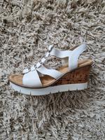 Rieker Keil Sandalen Gr. 37 weiß, 2 x getragen! Saarland - Homburg Vorschau