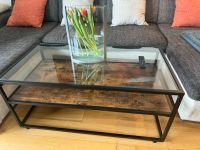 Couchtisch 106 x 57, Glas, Holz, Industriedesign, Loft Leipzig - Meusdorf Vorschau