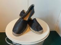 Pieces, Espandrilles, Slipper, Leder, schwarz, Größe 41 Bayern - Marktoberdorf Vorschau