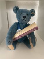 Original Steiff Bär Teddybär  blau 1908 35 mit Zertifikat Baden-Württemberg - Aalen Vorschau