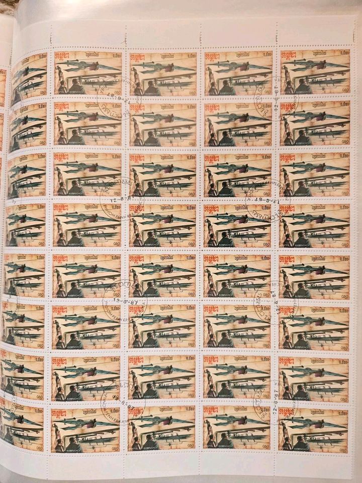 Briefmarken Bogen Cuba Roma Rumänien gestempelt in Langenlonsheim