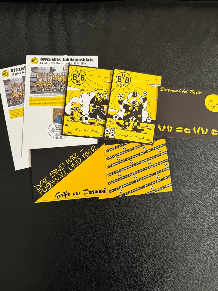 BVB Sammlung Autogrammkarten/Briefe Sticker in Dortmund