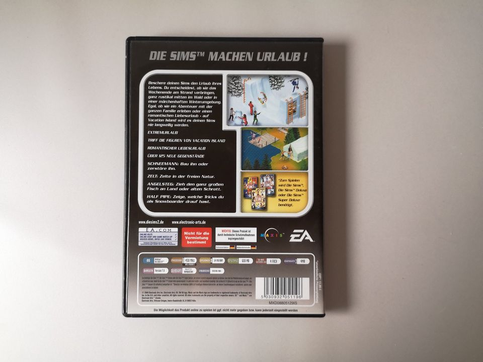 PC-Spiel Die Sims 1 Urlaub total Erweiterungspack in Steinheim