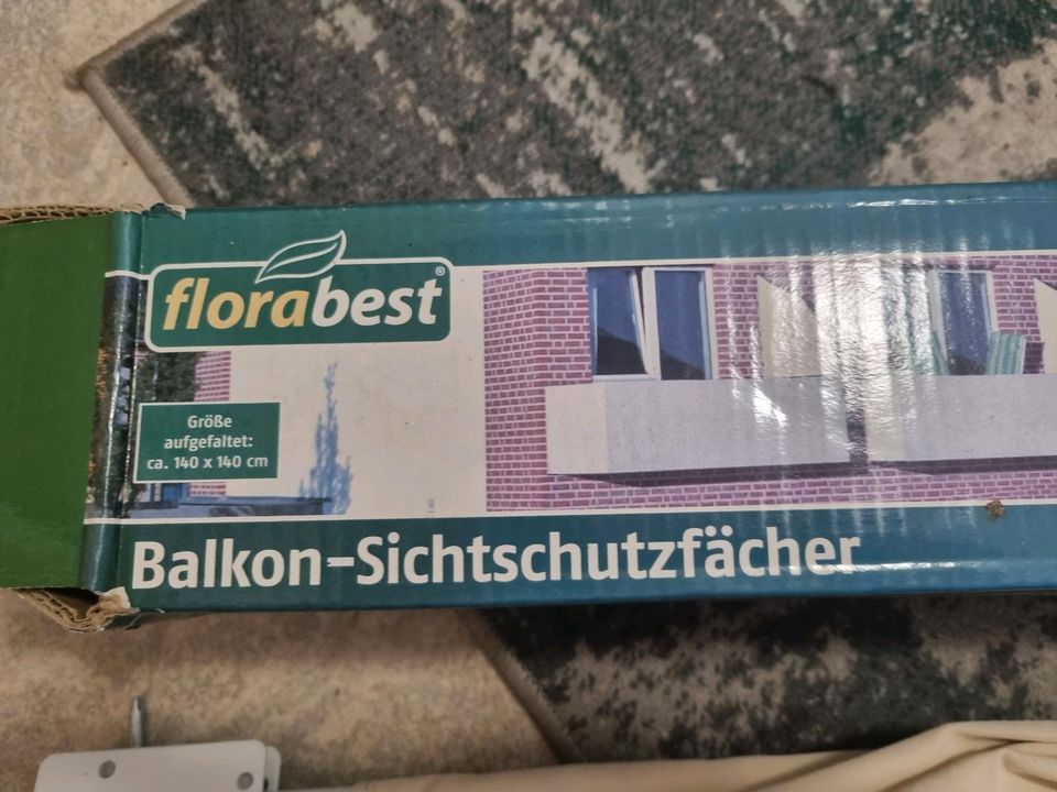 Balkon Sichtschutz Seitenschutzfächer in Eisenach