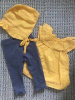 Outfit 3-6 M 62/68 Kleid gelb Bonnet Leggings Babygirl Berlin - Steglitz Vorschau