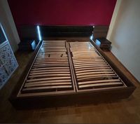 Doppelbett 180 x 200 mit LED und Nachtschränkchen Bayern - Seßlach Vorschau