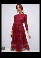 Asos Kleid Neu NP 150€ Kine Midi Maxi Spitze Walle - Westend Vorschau