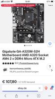 Gigabyte GA-A320M-S2H Motherboard mit prozessor Bayern - Siegsdorf Vorschau