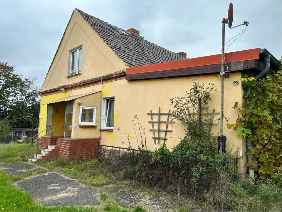 Bauernhaus mit Einliegerwohnung und Stall in Teterow