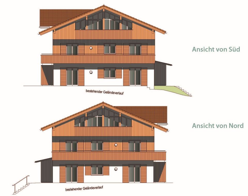 Schicke Landhaus-Garten-Wohnung in Schliersee-Neuhaus mit Westterrasse / Bezugsfertig in 2024 in Schliersee