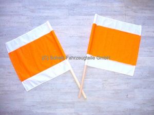 Warnflagge Fahne 50x 50cm rot/weiß Warnfahne Signalflagge NEU