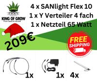 4 x SANlight Flex 10, Y-Verteiler, 65 Watt Netzteil, LED Lampe Baden-Württemberg - Bretten Vorschau