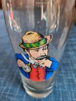 Altes Glas mit bayrischen Schnupfermotiv Bayern - Zell Oberpf Vorschau