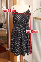 H&M Kleid Gr L schwarz weiß gepunktet Hessen - Lahnau Vorschau