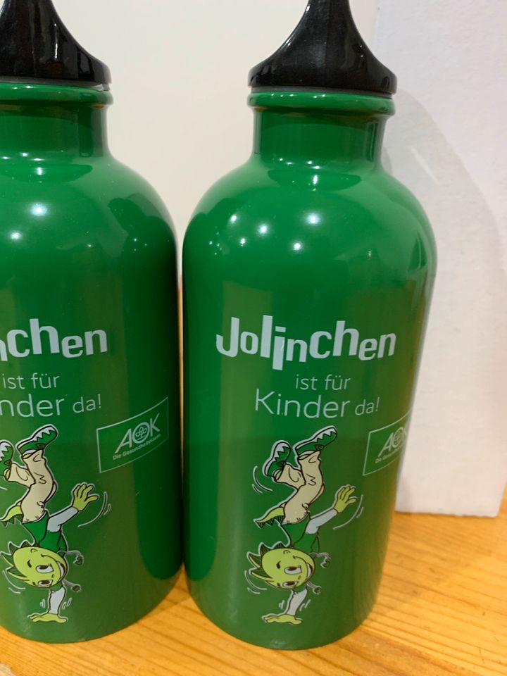 2 Trinkflschen „ Jolinchen“ von der AOK ( unbenutzt) in Hettenleidelheim