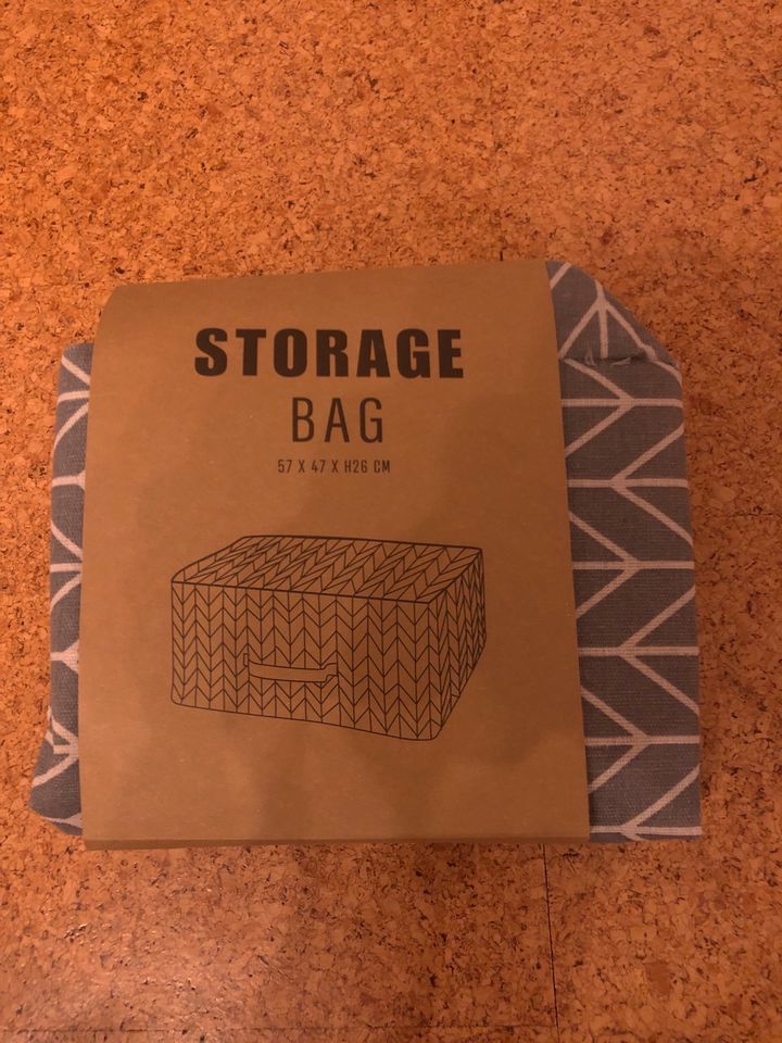 Storage Bag Unterbettkommode 57x47x26 grau weiß 3x neu ♥️ in Winzer