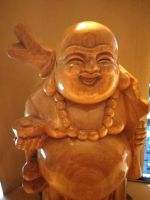 Wunderschöner großer Buddha helles Holz Nordrhein-Westfalen - Geldern Vorschau