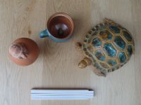 Set: 3x Deko Schildkröte Rosenkugel Gartenkugel Tasse Keramik Ton Schleswig-Holstein - Lütjenburg Vorschau