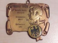 Medaille/Plakette Rudolf Mang Welt- u. Europameister selten Nordrhein-Westfalen - Versmold Vorschau