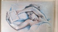 Gemälde "The Pink Pillow" Bild, Zeichnung Frau Buch Berlin - Tempelhof Vorschau