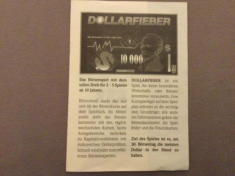 Spiel "Dollarfieber" von Schmid, Top-Zustand in Glandorf